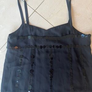 Marc Jacobs Black Sequin Camisole